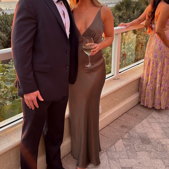 Bec & Bridge Moon Dance V Maxi in Dark Willow - Picture 3 of 3